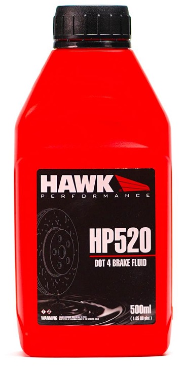 Hawk Performance HP520 Dot-4 Brake Fluid - Click Image to Close